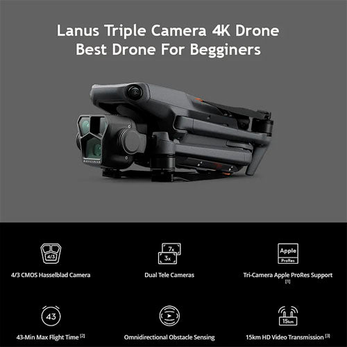 ❄🎄New Year's Special 2026⛄🔔4K Camera Suitable for Adults,  Remote Control Quadcopter with Auto Return, Brushless Motor, Circular Flight, Waypoints, Altitude Hold, Headless Mode,43 Minutes Long Flight Time.