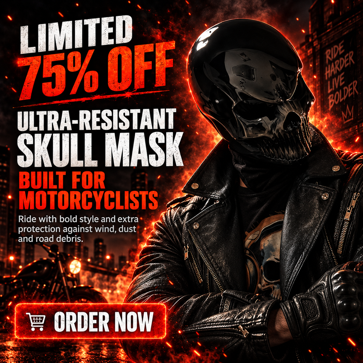 Upgrade your Motorcycle Helmet With a Skull Design – Extra Durable