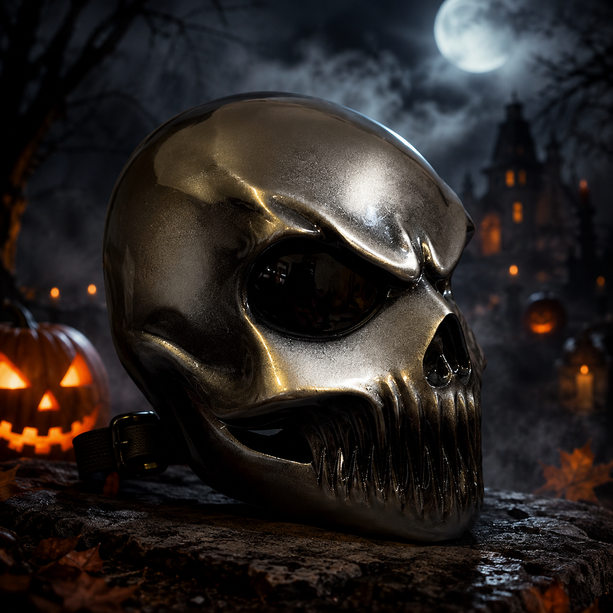Black Skull Mask
