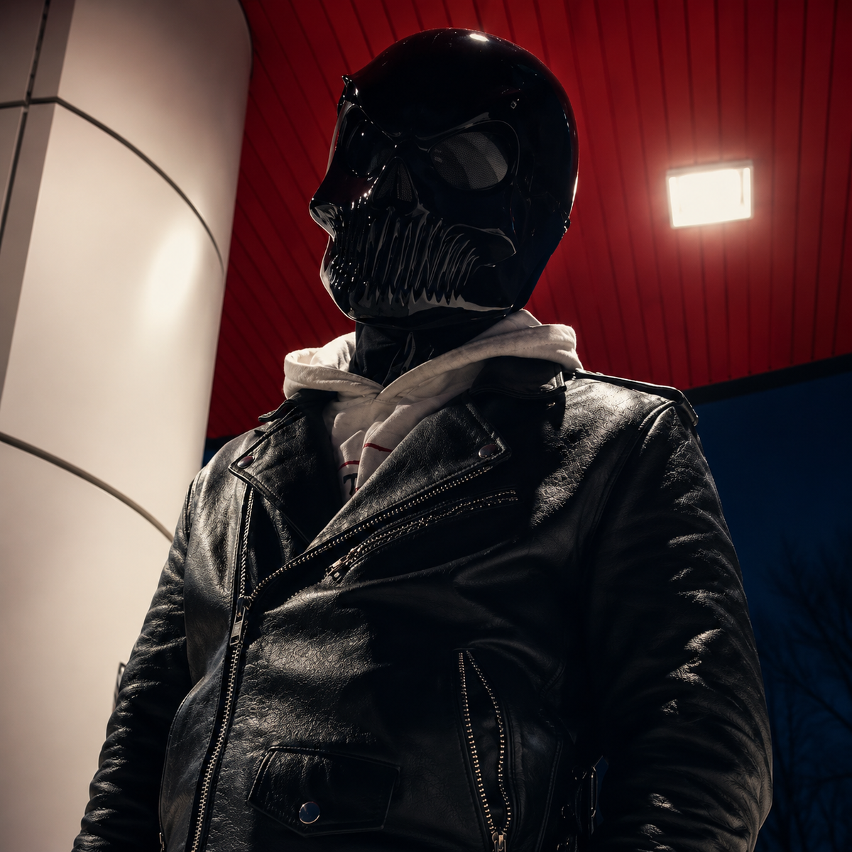 Black Skull Mask