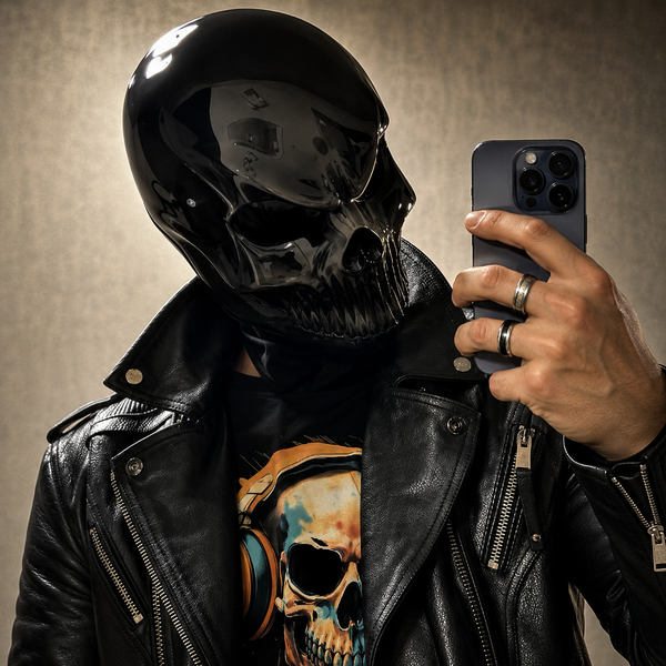 Black Skull Mask
