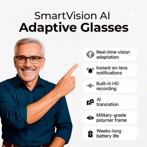 SmartVision™ AI-Powered Adaptive Glasses