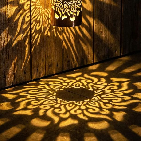 ☀️ Solar-powered mandala projector☀️