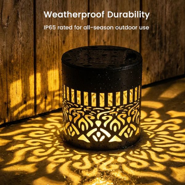 ☀️ Solar-powered mandala projector☀️