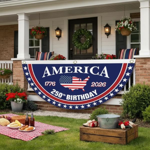 250th Anniversary USA Fan Flag